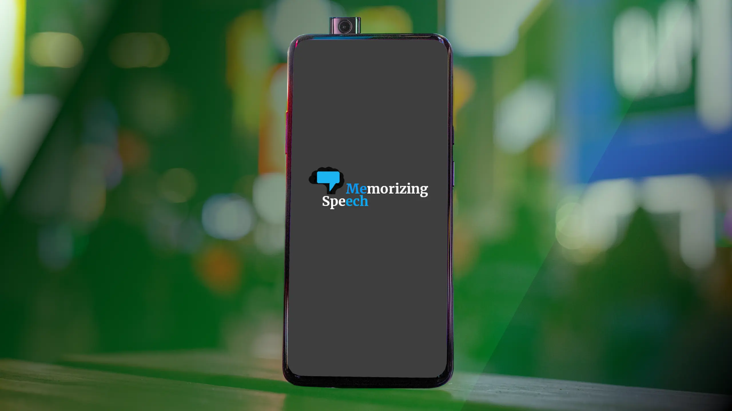 Meech logo on a phone screen