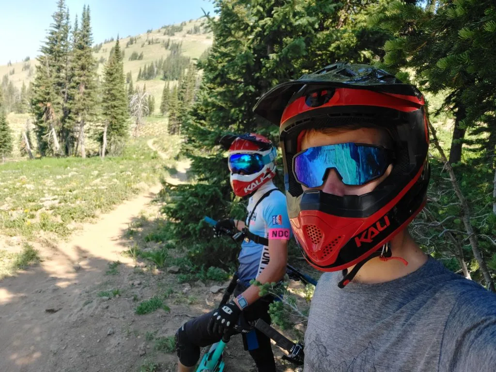 Jim-E at a bike park