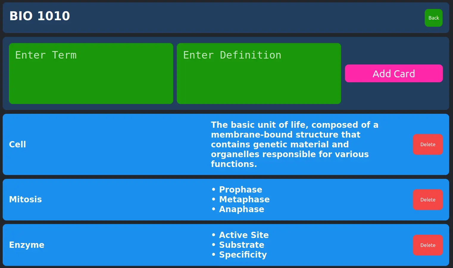 Image of the Absorb interface