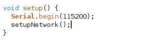 Code in Arduino IDE