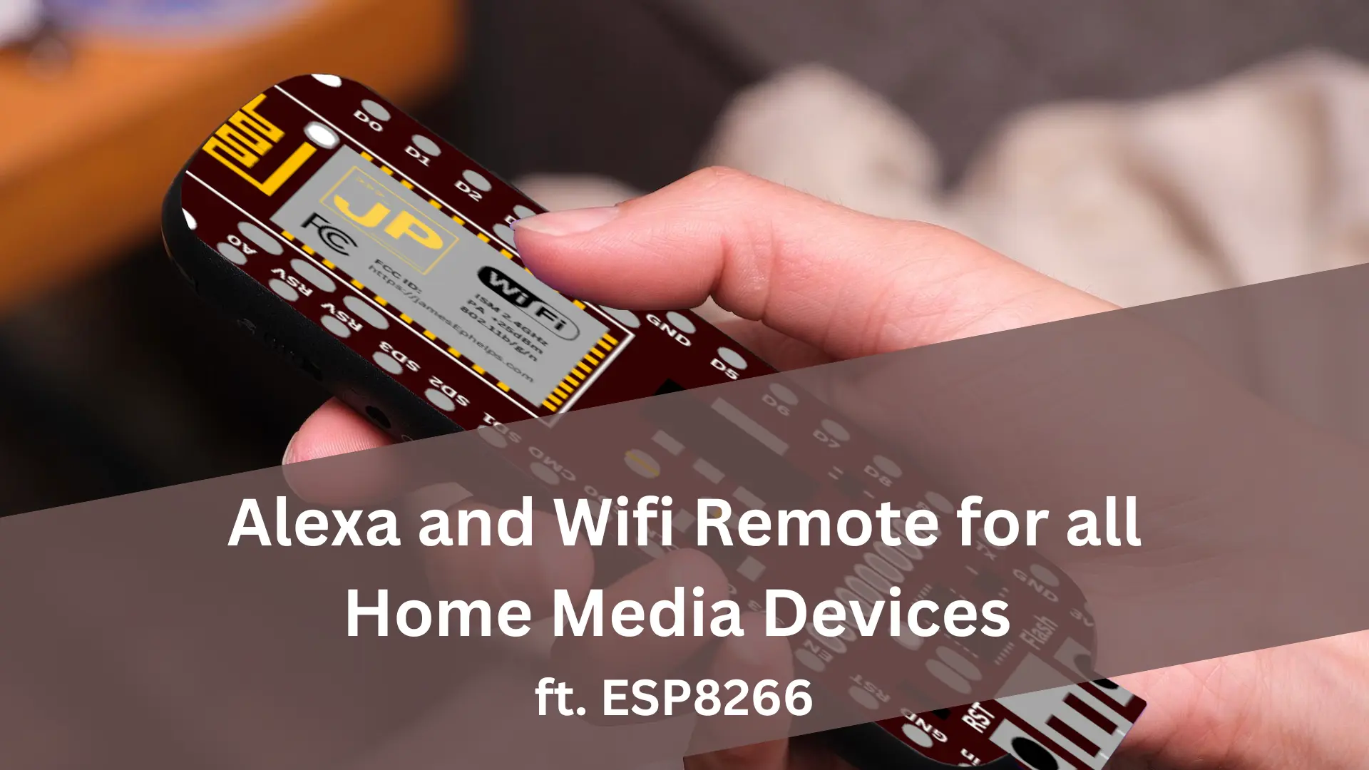 Custom ESP8266 Home Media Control (w/ Alexa, IR, RF, and Wifi) Pt. 1